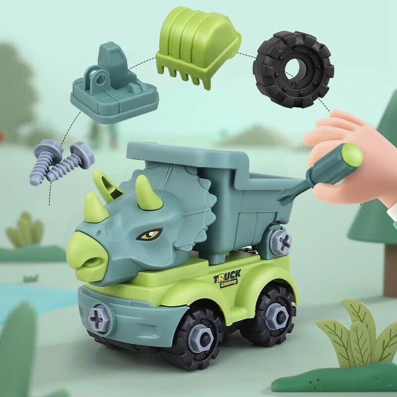 Brinquedo Educativo de Construção Truck - Dino - Oferta Ponto