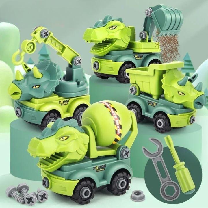 Brinquedo Educativo de Construção Truck - Dino - Oferta Ponto