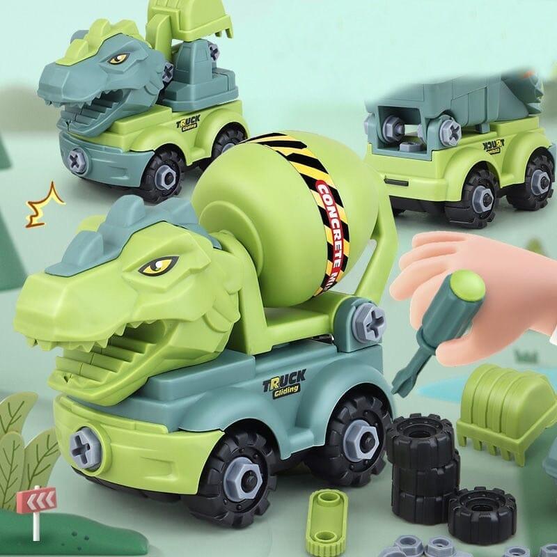 Brinquedo Educativo de Construção Truck - Dino - Oferta Ponto