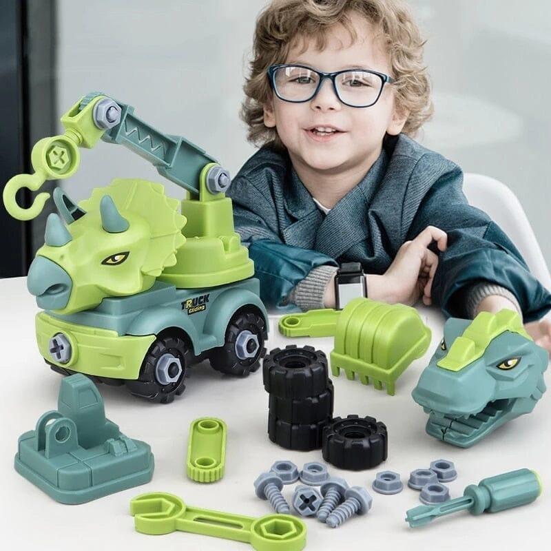 Brinquedo Educativo de Construção Truck - Dino - Oferta Ponto